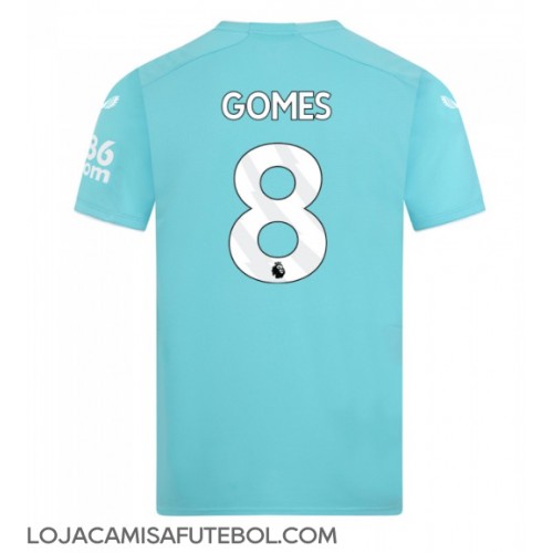 Camisa de Futebol Wolves Joao Gomes #8 Equipamento Alternativo 2023-24 Manga Curta